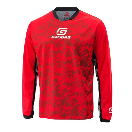 GasGas Tech Jersey - Red/Black - S - SKU:GGA3GG230012102