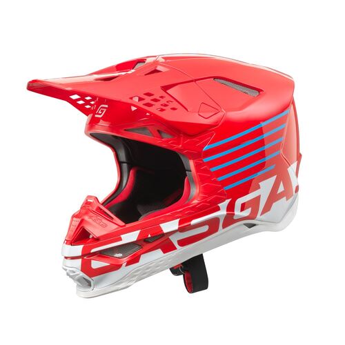 GasGas SM-8 Helmet - Red/White - XS - SKU:GGA3GG230012301