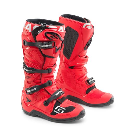 GasGas Tech 7 MX Boots - Red - 39 - SKU:GGA3GG230012701
