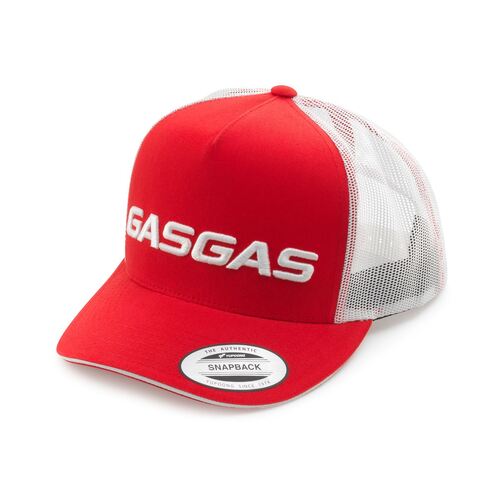 GasGas Trucker Cap - Red/White - OS - SKU:GGA3GG230030600