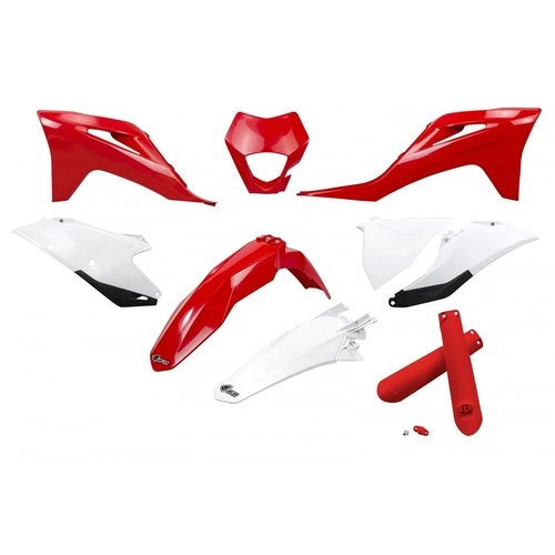 UFO Full Plastics Kit W/Headlight Shroud - Gas Gas EC/EC-F 21-23 - OEM 21-22 - SKU:GGKIT703FE999
