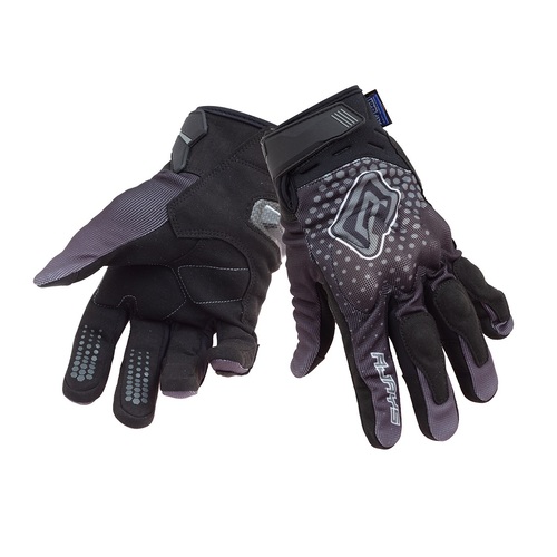 Rjays Dune Black Grey Gloves - Unisex - Large - Adult - Black/Grey - SKU:GL110BKGY05