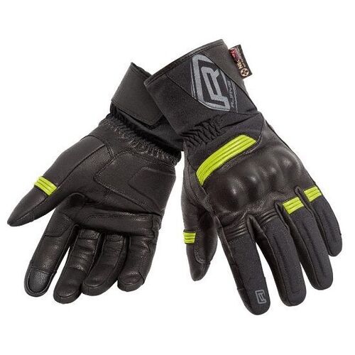 Rjays Tourer Black Yellow Gloves - Unisex - Medium - Adult - Black/Yellow - SKU:GL117BKYE04