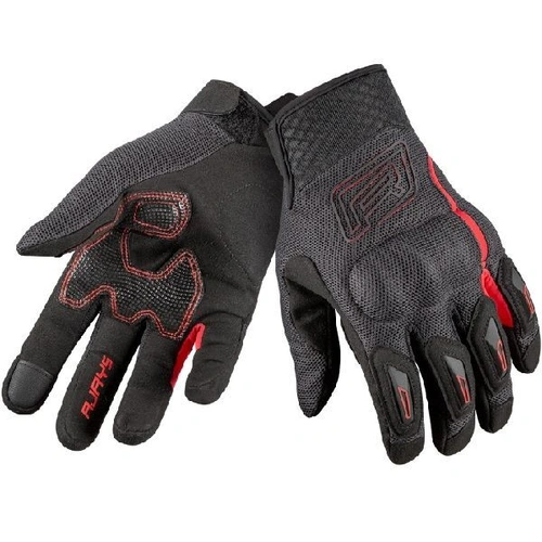 Rjays Flow Gloves - Black/Red - M - SKU:GL124BKRD04