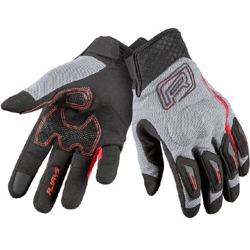 Rjays Flow Grey Black Gloves - Unisex - Medium - Adult - Gray/Black - SKU:GL124GYBK04