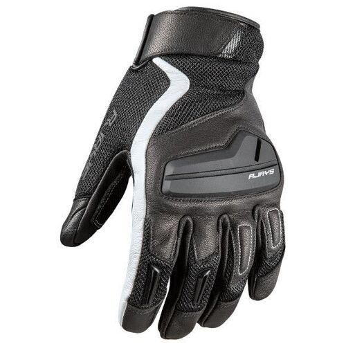 Rjays Radar Black White Gloves - Unisex - Small - Adult - Black/White - SKU:GL126BKWT03