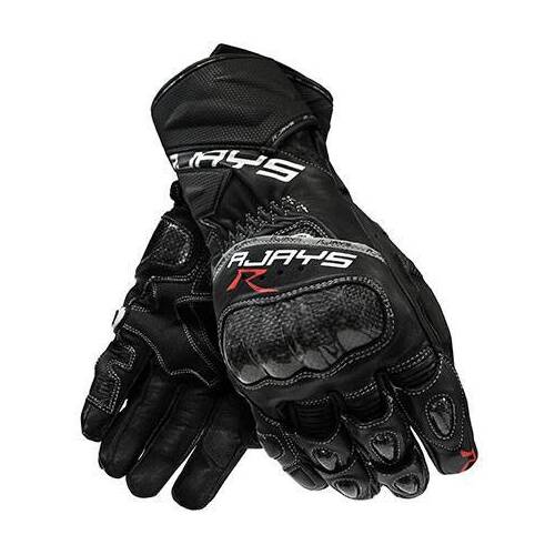 Rjays Cobra II Carbon Gloves - Unisex - X-Small - Adult - Black - SKU:GL68BKXS