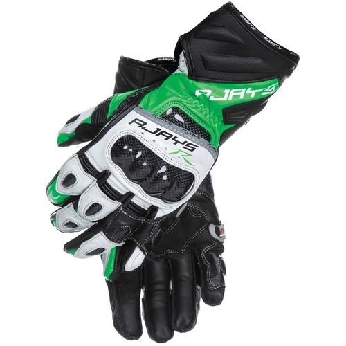 Rjays Cobra II Green White and Black Long Gloves - SKU:GL68GNM-p