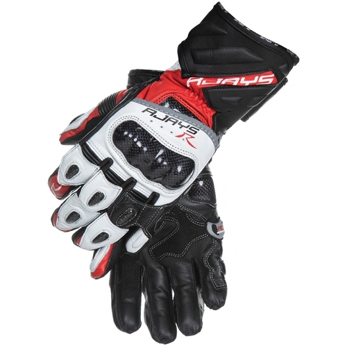 Rjays Cobra II Red White and Black Long Gloves