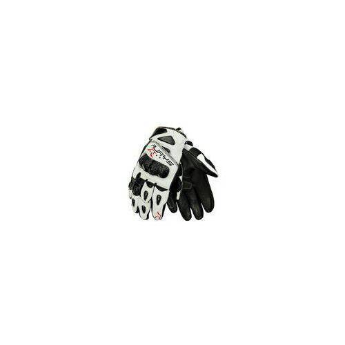 Rjays Cobra ll Carbon White Black Short Gloves - SKU:GL69WHBKS