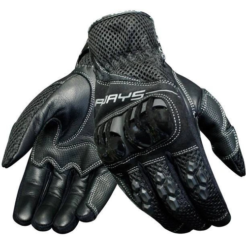 Rjays Mach 6 III Womens Gloves - Black - L - SKU:GL88BKDL