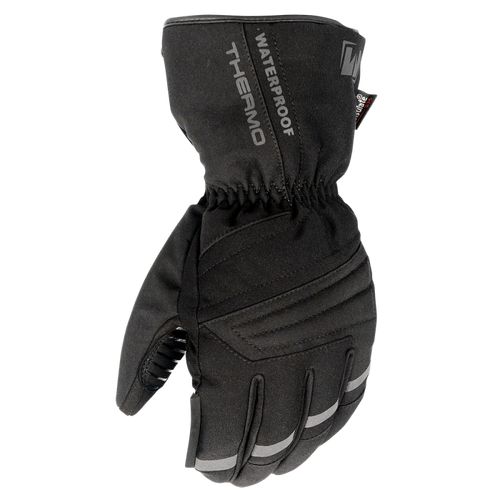 Motodry Thermo Winter Waterproof Textile Gloves - Black