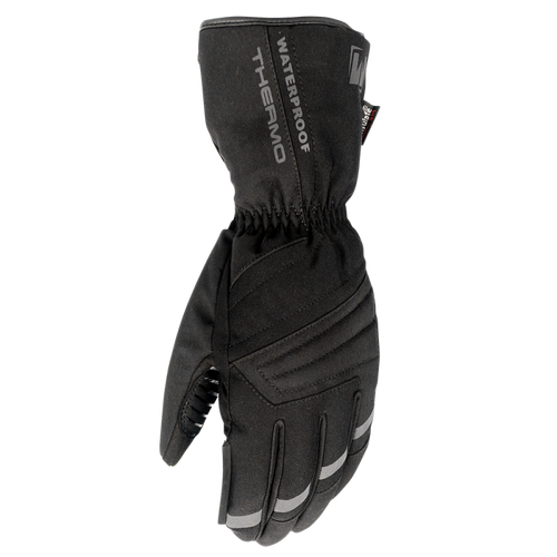 Motodry Ladies Thermo Winter Waterproof Textile Gloves - Black