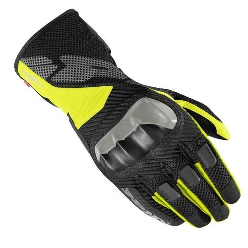 Spidi Rainshield Gloves - Black/Fluro Yellow - 2XL - SKU:GSRAI057