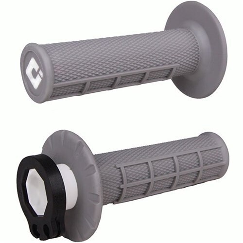 ODI MX Half Waffle Soft 2ST 4ST Grey Lock On Grip - SKU:H36HWG