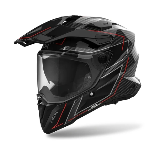 Airoh Commander 2 Full Carbon Adventure Helmet - Stylish Gloss