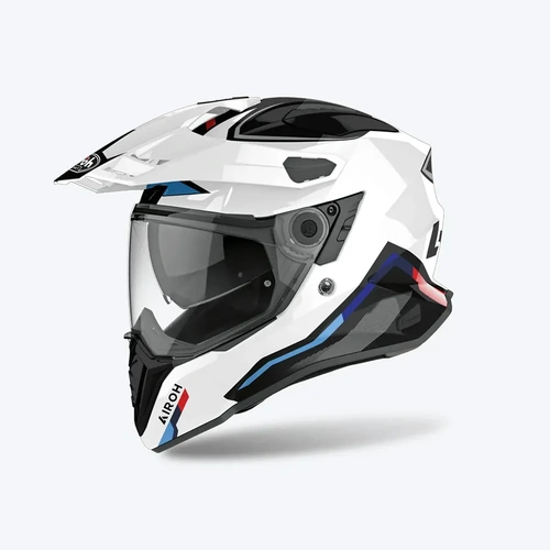 Airoh Commander Factor Adventure Helmet - White - 2XL
