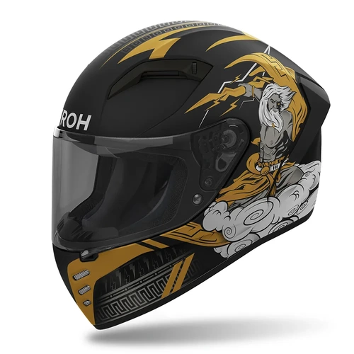 Airoh Connor Zeus Full Face Helmet - Matt - M - SKU:HACON104