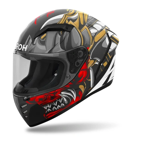 Airoh Connor Samurai Full Face Helmet - Matt - S - SKU:HACON133