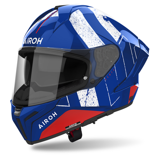 Airoh Matryx Scope Full Face Helmet - Blue/Red Gloss