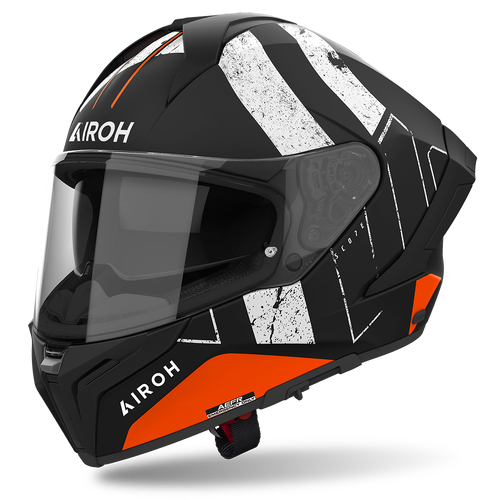 Airoh Matryx Scope Full Face Helmet - Orange Matt - S - SKU:HAMATX0173