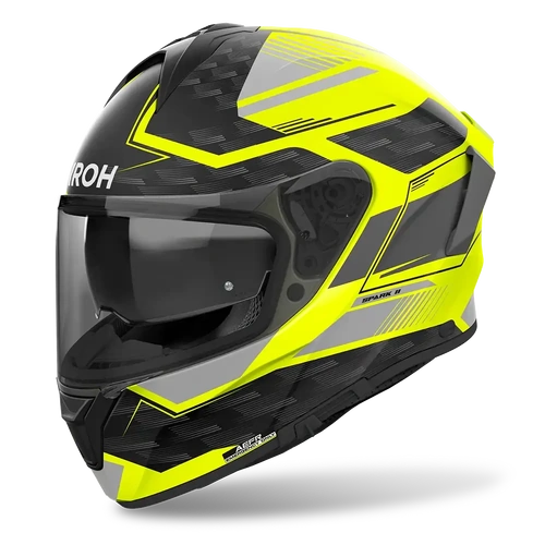 Airoh Spark 2 Zenith Full Face Helmet - Yellow Matt - S - SKU:HASPA2053