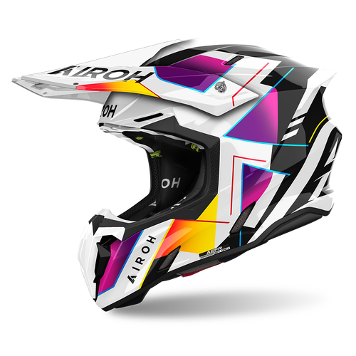Airoh Twist 3.0 Rainbow MX Helmet - Rainbow Gloss - XS - SKU:HATWI3062