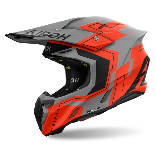 Airoh Twist 3.0 Dizzy MX Helmet - Orange Fluro Matt