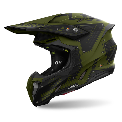 Airoh Twist 3.0 Military MX Helmet - Matt