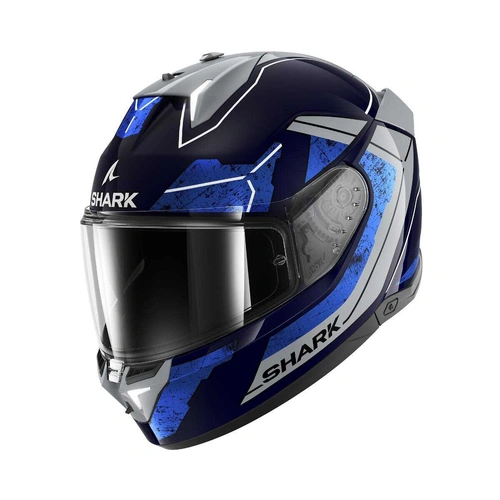 Shark Skwal I3 Rhad Helmet - Black/Blue - S - SKU:HE0820EBUSS