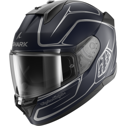 Shark D-Skwal 3 Drone Full Face Helmet - Matte Blue/Silver - XL - SKU:HE0930EBSBXL