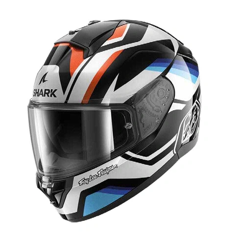 Shark Ridill Apex Helmet - White/Black/Blue - L - SKU:HE1111EKWBL