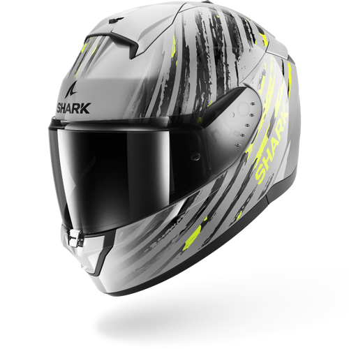 Ridill 2 Assya Full Face Helmet - Silver/Anthracite/Yellow