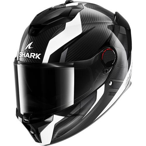 Shark Spartan GT Pro Kultram Carbon Full Face Helmet - White/Black