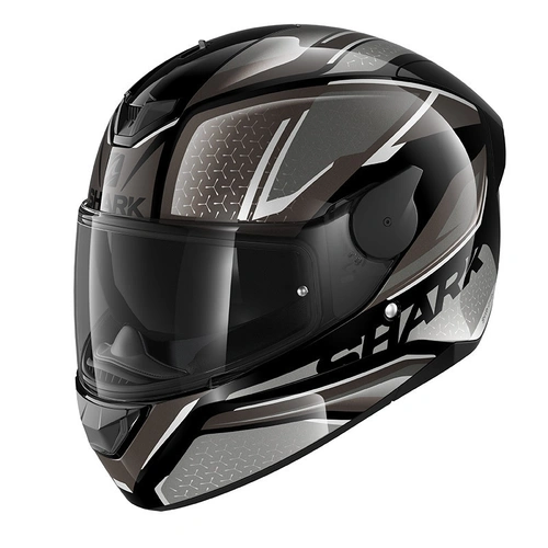 Shark D-Skwal 2 Daven Helmet - Black/Anthracite/Silver - XS - SKU:HE4056EKASXS