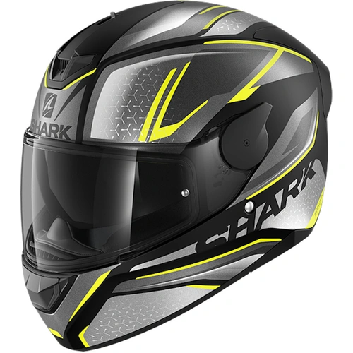 Shark D-Skwal 2 Daven Helmet - Black/Anthracite/Yellow - XS - SKU:HE4057EKAYXS