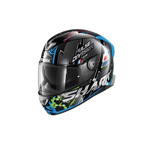 Shark Skwal 2 Noxxys Helmet - Black/Blue/Green - XS - SKU:HE4954EKBGXS