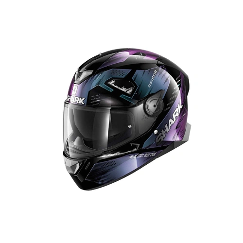 Shark Skwal 2 Venger Helmet - Black/Violet/Black
