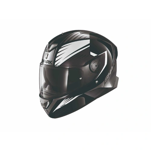 Shark Skwal 2 Hallder Helmet - Black/White/Anthracite - XS - SKU:HE4962EKWAXS