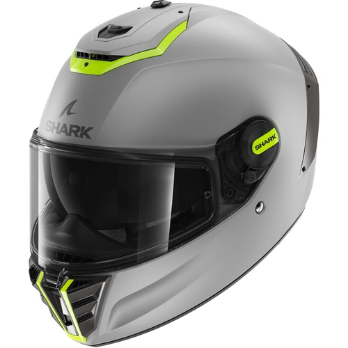 Shark Spartan RS Blank Helmet - Silver/Yellow - XS - SKU:HE8105ESYSXS