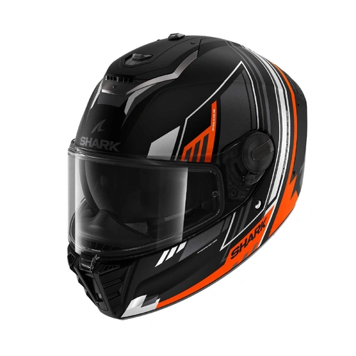 Shark Spartan RS Byhron Helmet - Matte Black/Orange - S - SKU:HE8111EKOUS