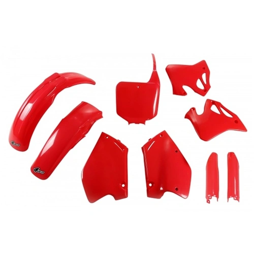 UFO Honda Plastics Kit - CR125 95-97/CR250 95-96 - Red