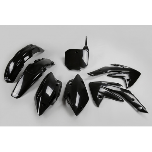 UFO Honda Plastics Kit CR150R 2007-2016 - Black  - SKU:HOKIT111E001