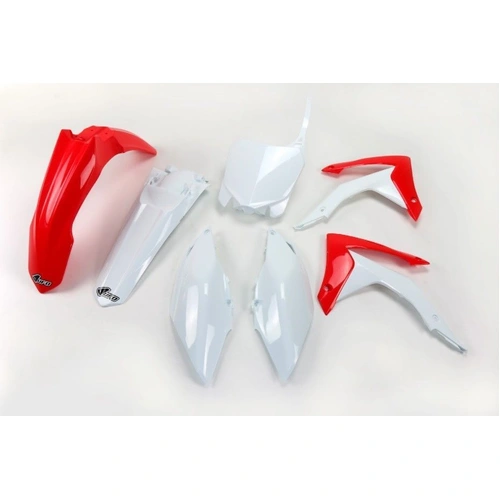 UFO Honda Plastics Kit - CRF250R 14-17/CRF450R 13-16 - White