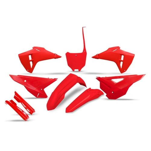 UFO Honda Plastics Kit Restyle - CRF250R/RX 22-24/CRF450R/RX 21-24 - Red CR-CRF 00-25