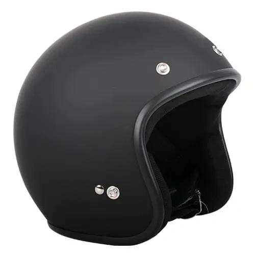 RXT A611C Low Ride Open Face Helmet - Matt Black 