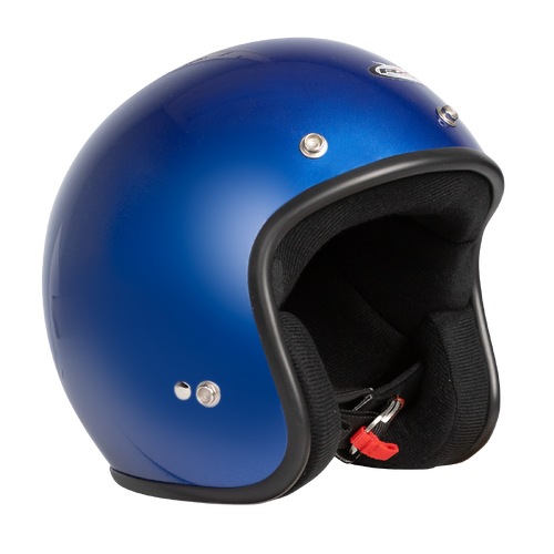 RXT A611 Challenger Open Face Helmet - Candy Blue - XL