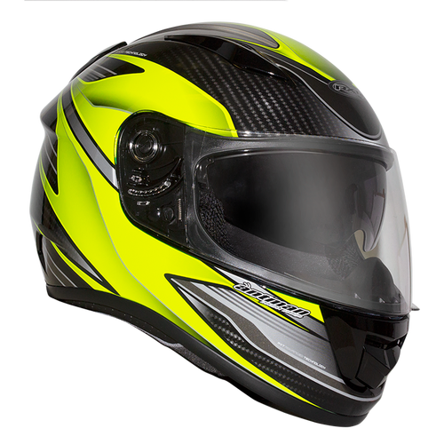 RXT A736 Evo Axis Full Face Helmet - Fluro Yellow