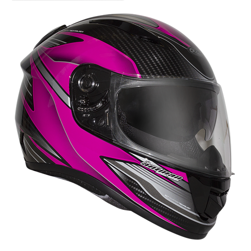 RXT A736 Evo Axis Full Face Helmet - Black/Magenta