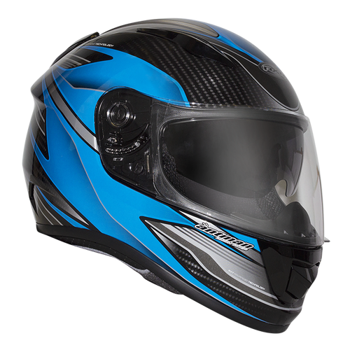 RXT A736 Evo Axis Full Face Helmet - Black/Blue